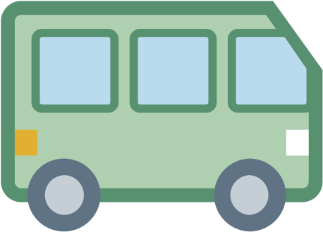 Minibus, Public Transport, Transportation Icon - Furgoneta Png (512x512)