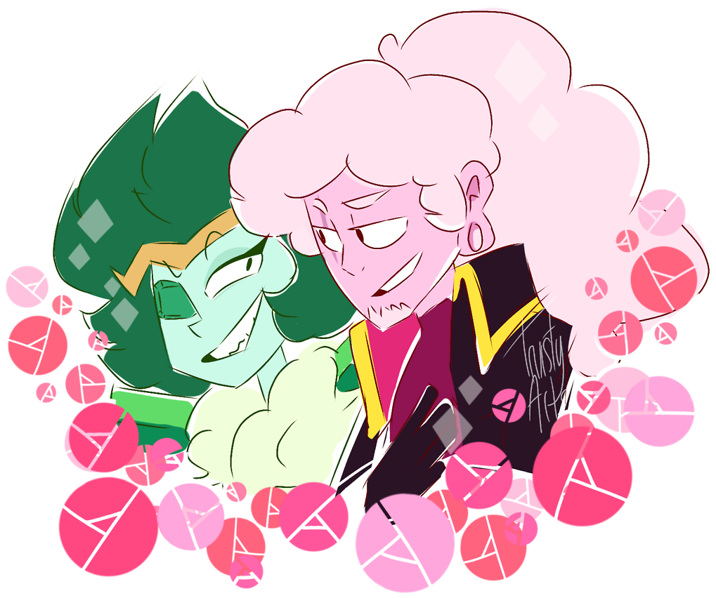 Lars Of The Stars And Emerald ~ - Steven Universe Emerald X Lars (1280x1009)
