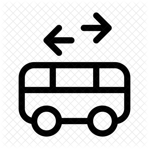 Shuttle Icon - Shuttle Bus Icon (512x512)