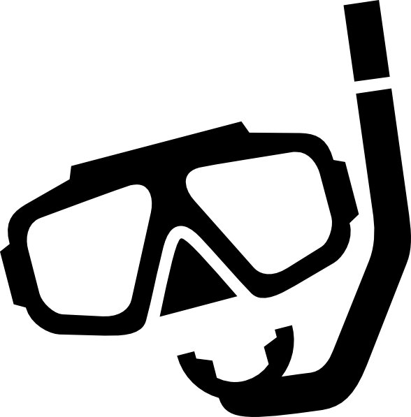 Snorkel Cliparts - Snorkel Mask Clip Art (588x597)