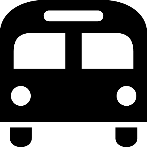 Download Free Icons - Bus Icon Black Png (512x512)