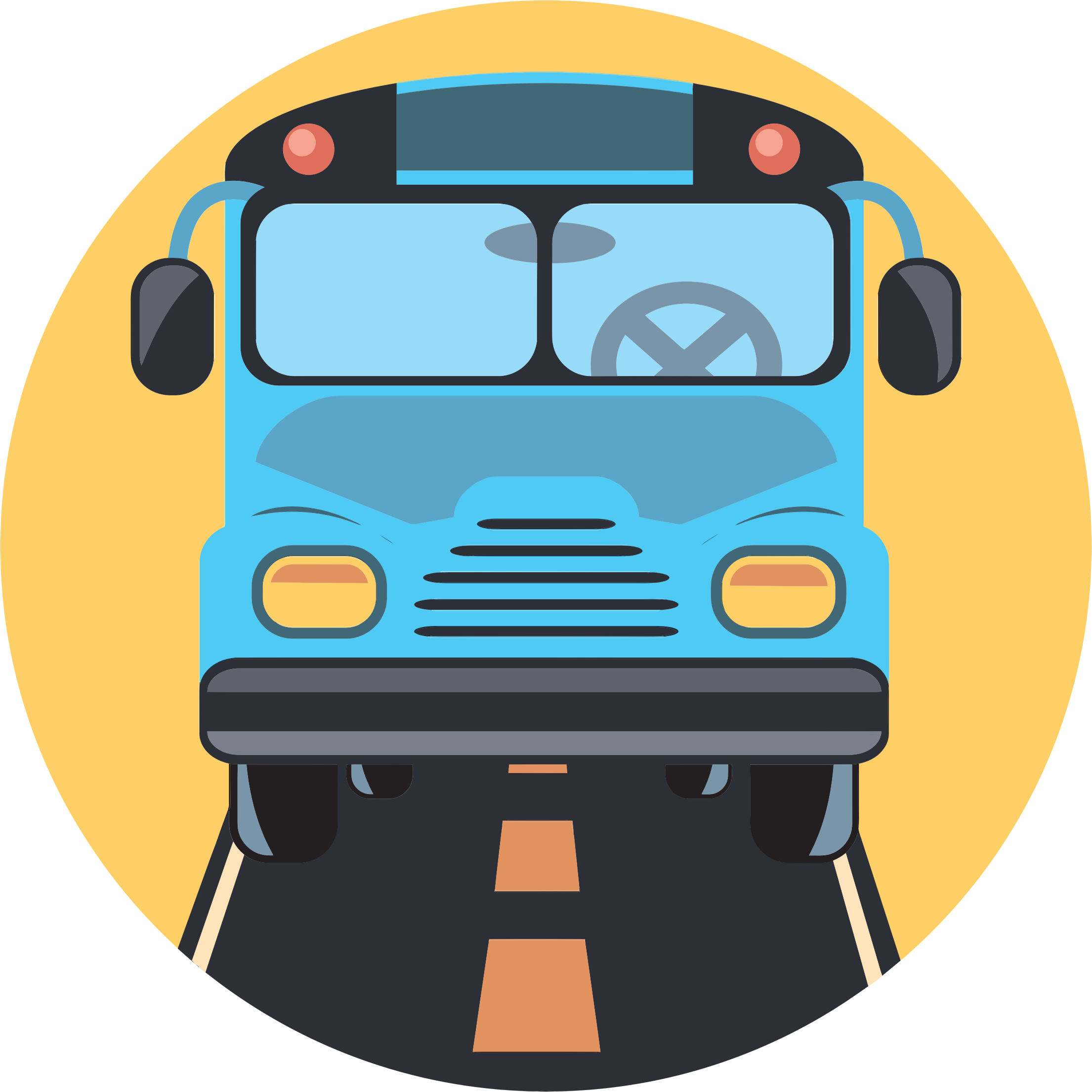 Bus Driver Computer Icons Clip Art - Bus Driver Computer Icons Clip Art (2210x2210)