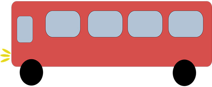 Bus, Fahrzeug, Reisen, Tourismus - Bus Flat Png (680x340)