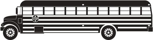 School Bus Silhouette Png - School Bus (550x275)