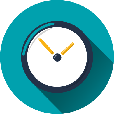 Horaires - Clock Icon Transparent Background (391x389)