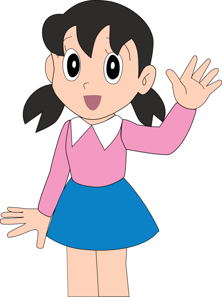 Shizuka Saludando By Minimoose1231 - Shizuka In Doraemon Real Life (772x1036)