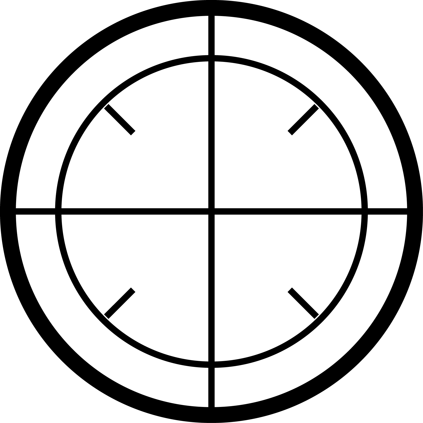Aether Symbol Alchemy Clip Art - Circle (1660x1660)
