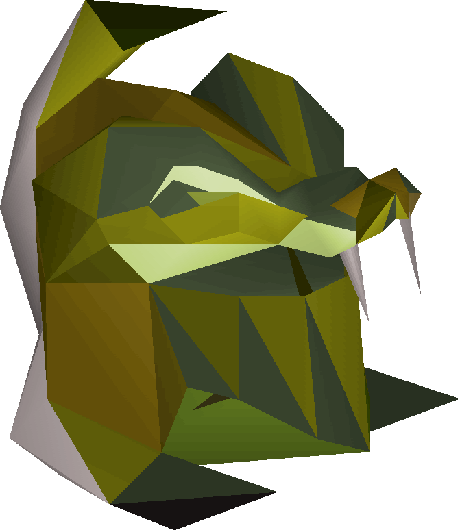 Serpentine Helm - Osrs Serpentine Helm (671x774)