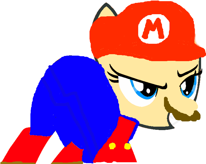 Mario Pony By Pawpatrolchase - Cartoon (1159x570)