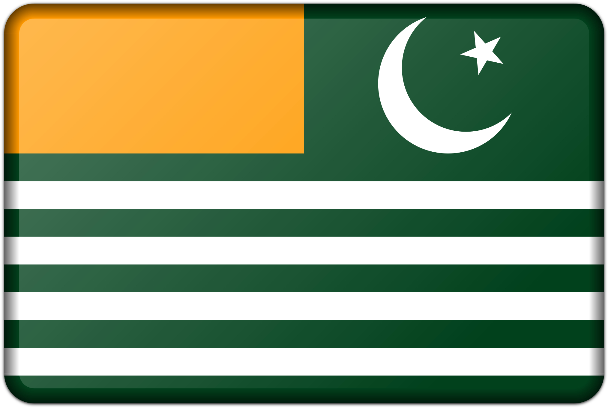 Big Image - Flag Of Azad Kashmir (2400x1600)
