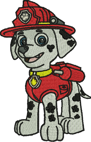 Marshall Paw Patrol Embroidery Designs Instant Download - Paw Patrol Embroidery Designs (320x497)