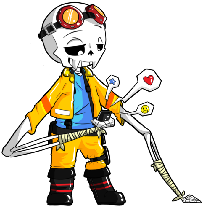 Long Armed Skeleton Monster By Ladyofthewilds - Skeleton (752x1063)