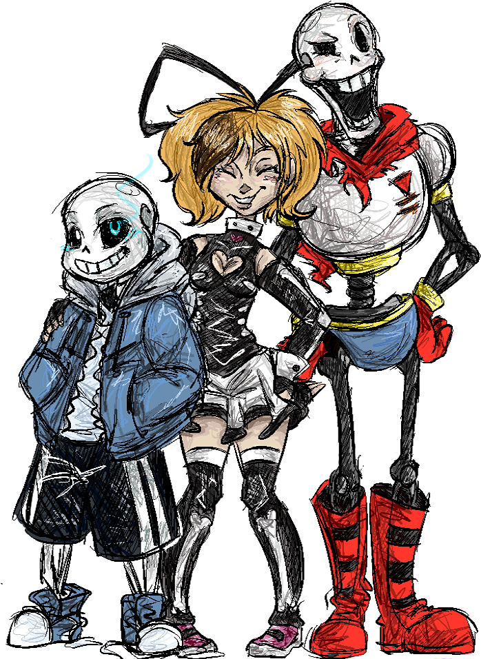 Spooky Scary Skeletons Feat - Spooky Scary Skeletons Undertale (717x960)