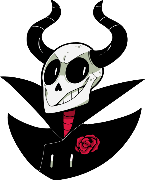 So My Gf Has This Undertale Oc Named Baskerville And - Skeleton Undertale Oc (500x614)