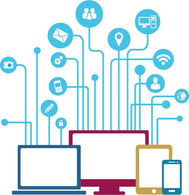 Software Development Clipart Infrastructure Development - Art Wall Social Media (603x622)