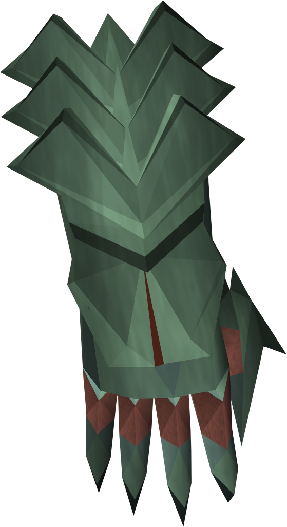 Old School Runescape Claw Adamant Weapon - Old School Runescape Claw Adamant Weapon (559x1026)