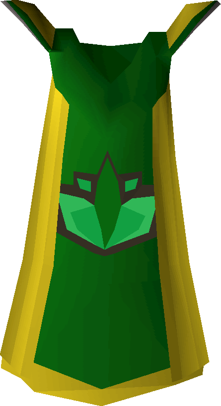 Herblore Cape Detail - Herblore Skill Cape Osrs (445x815)