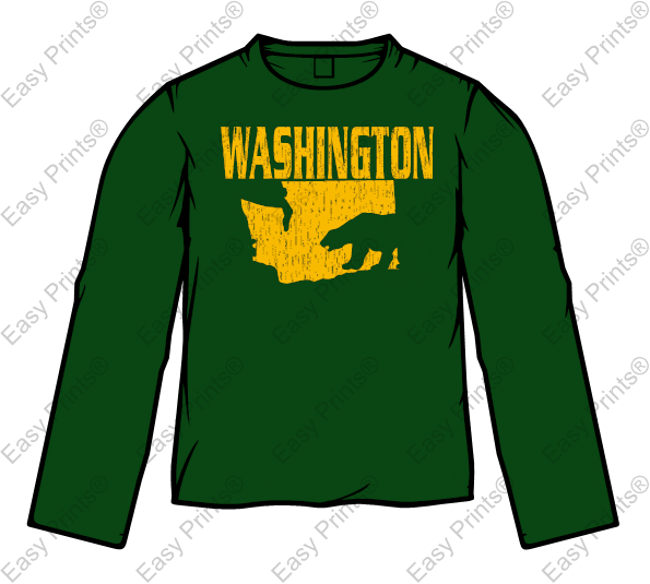 Washington - Long-sleeved T-shirt (595x535)