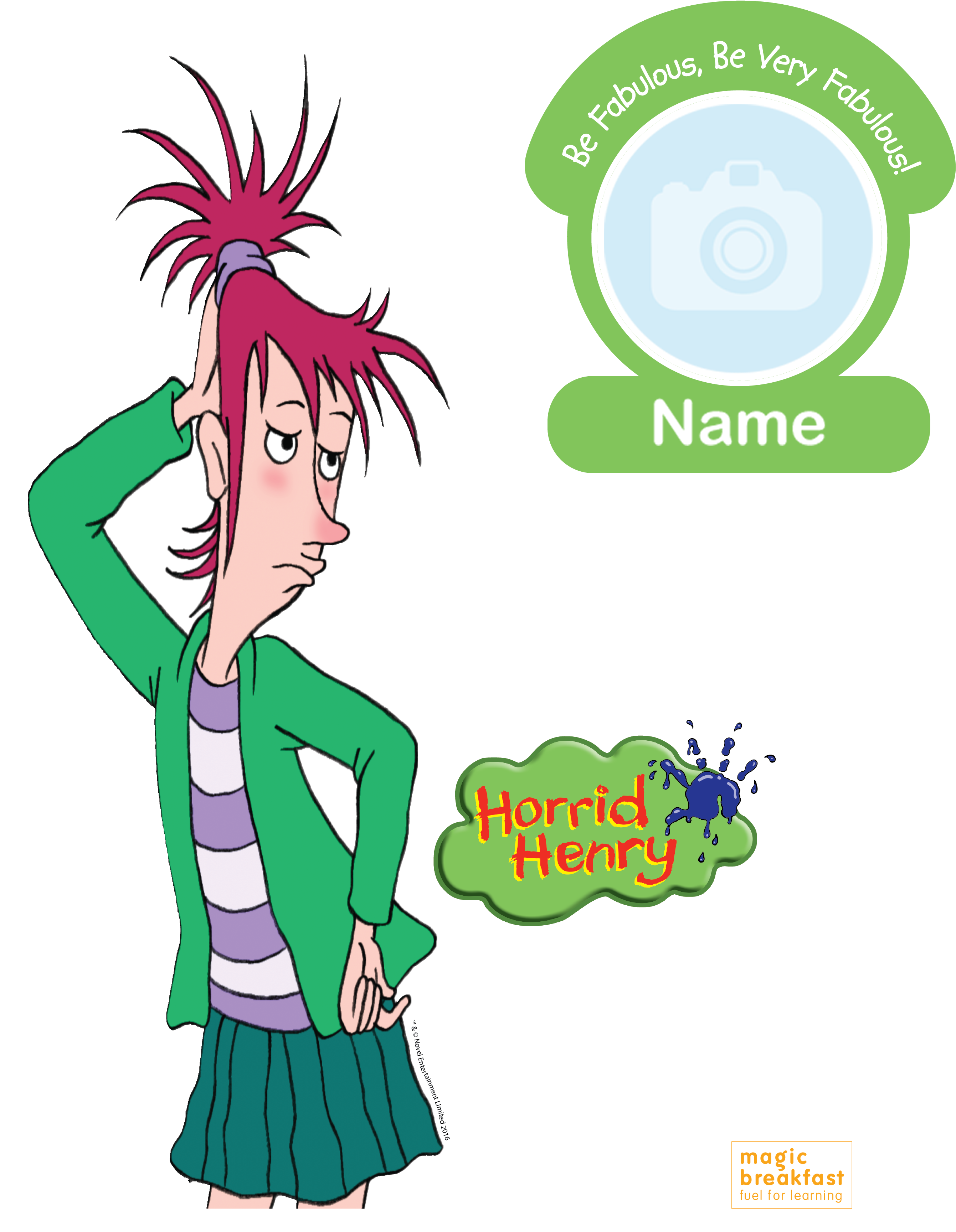 Horrid Henry T-shirt - Horrid Henry - It's All Your Fault Dvd (2828x3537)