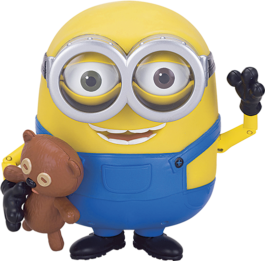 En Aquellas Personasque No Saben Aceptar La Felicidad - Despicable Me 2 Minions Bob Interacts With Teddy Bear (750x522)