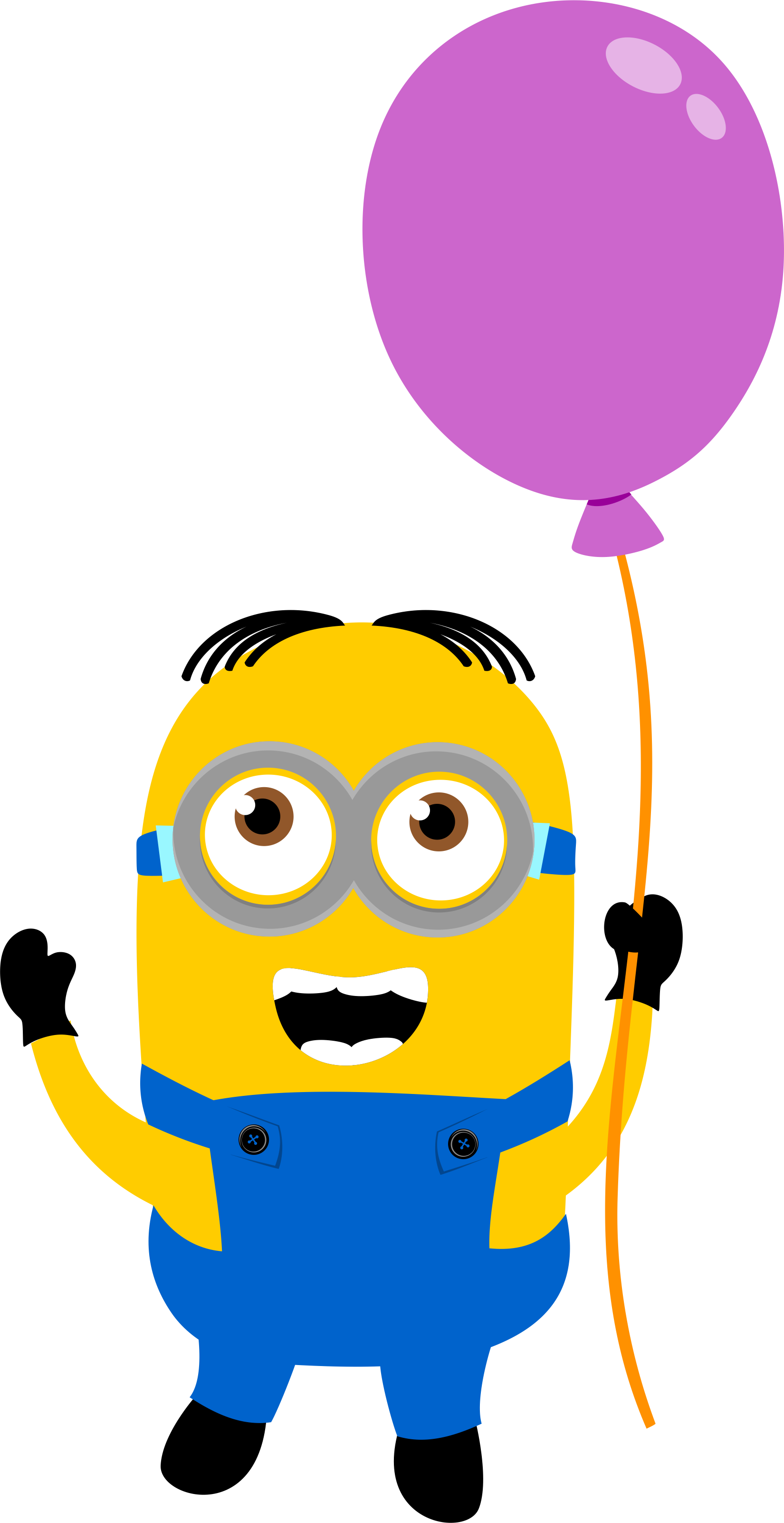 Tal Vez Pueda Interesarte - Minion Birthday Clip Art (1650x3202)