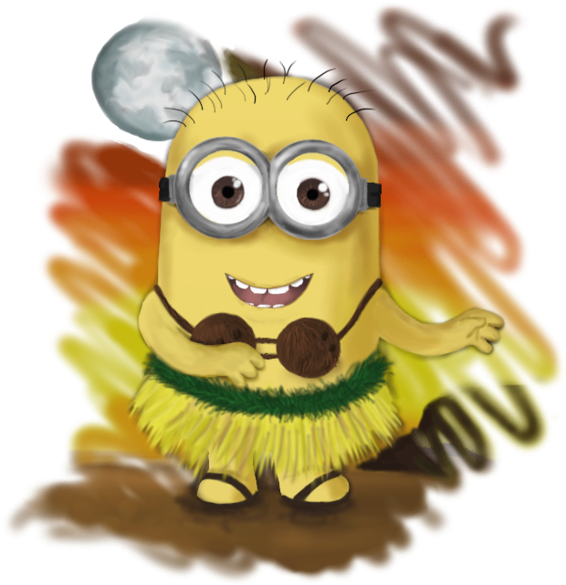 Fanart Friday Hawaii Minion By Diegio1996 - Minions (750x750)