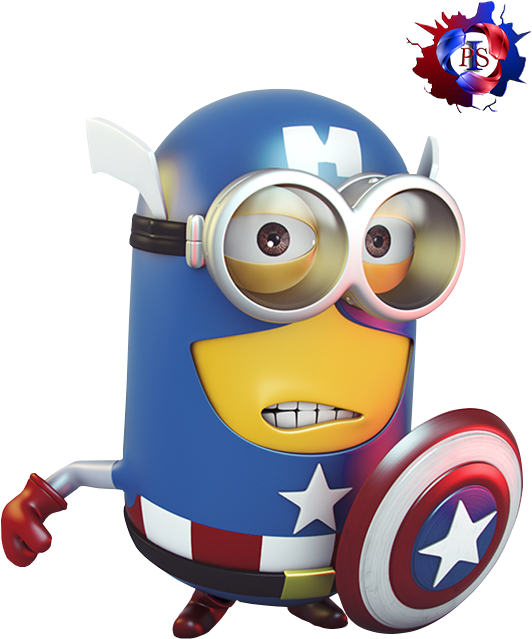 Png Pitufos Y Minion - Minion Png (576x697)