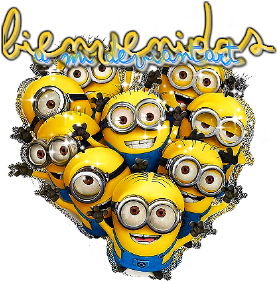 Ourheartoflove 20 3 Bienvenidos A Mi Deviantart Minions - Minions Meme Thank You (437x280)