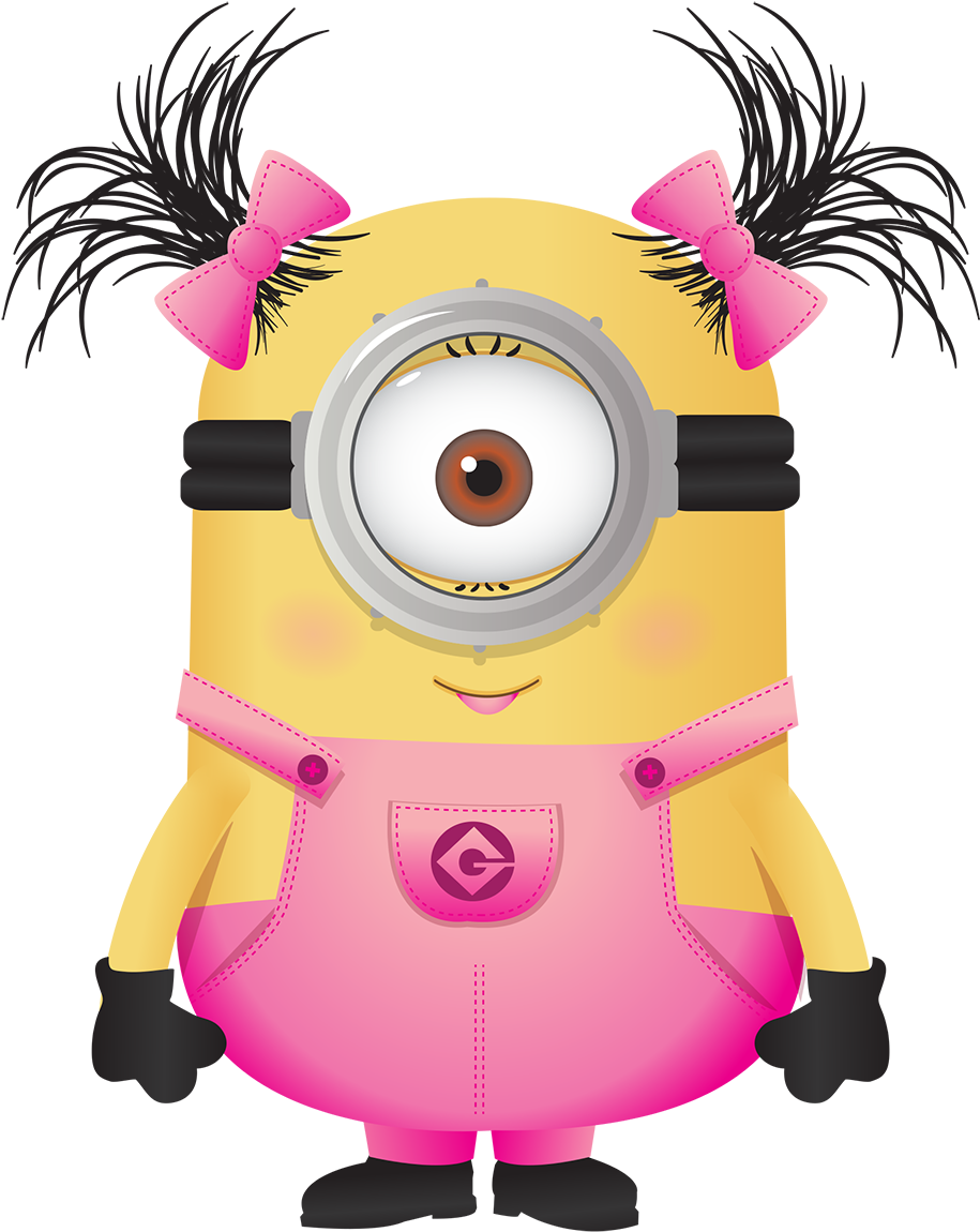 Minions 50 Menina Rosa - Minions Rosa (1038x1200)