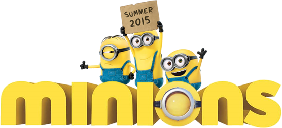 Los Minions Español - Los Minions Logo Png (556x253)