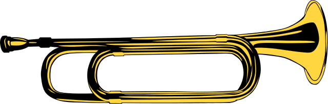 320 × 102 Pixels - Brass Instrument Without Valves (640x204)