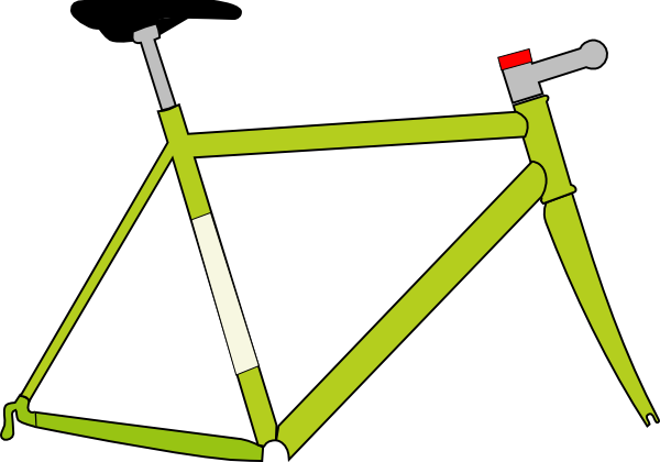 Bike Frame Clipart (600x420)