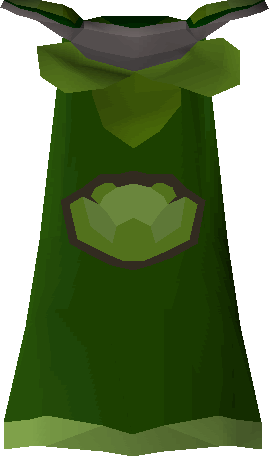 Cabbage Cape Detail - Osrs Herblore Cape (269x456)