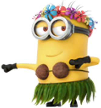 Minion Png By Justelaine - Minion On The Beach (356x356)