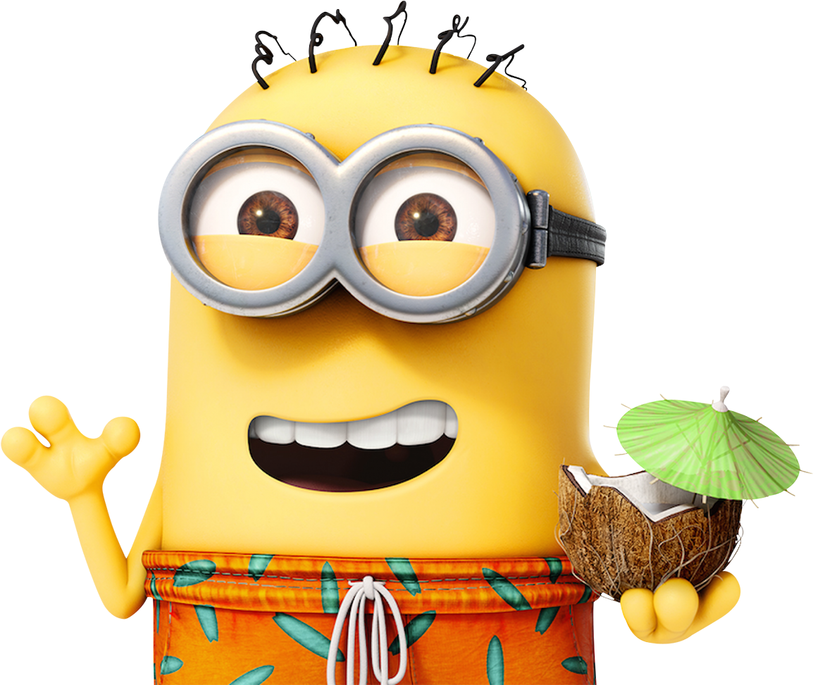Minions 36 Agua De Coco - Minions Png (1200x977)