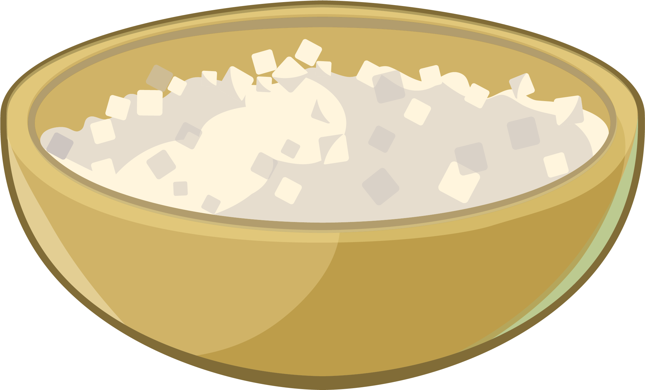 Rice Bowl Clip Art - Bowl Of Rice Vector (2529x1930)