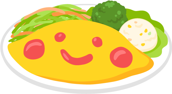 Smiley Face Omelette Rice Free Png And Vector - Portable Network Graphics (640x640)