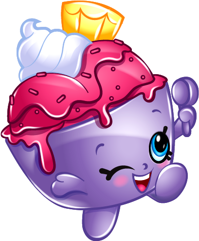 Ice Cream Queen Art Official Shopkins Clipart Free - Shopkins Official Site (576x495)