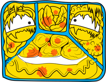 Yuck Tv Dinner Ct Art Variant - Yuck Tv Dinner Ct Art Variant (400x400)