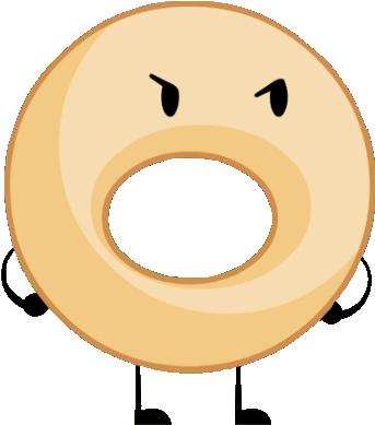 D' - Lish Donut - Bfdi Donut Png (354x397)