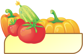 Download File Type - Vegetables Vector Logo Png (389x346)