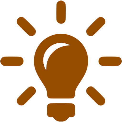 Brown Idea Icon - New Product Development Icon (512x512)