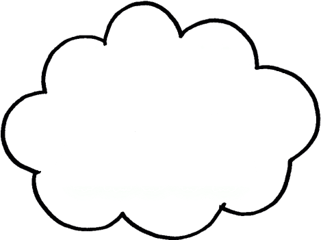 Cloud Clipart Transparent Background - Cloud Printable (500x377)
