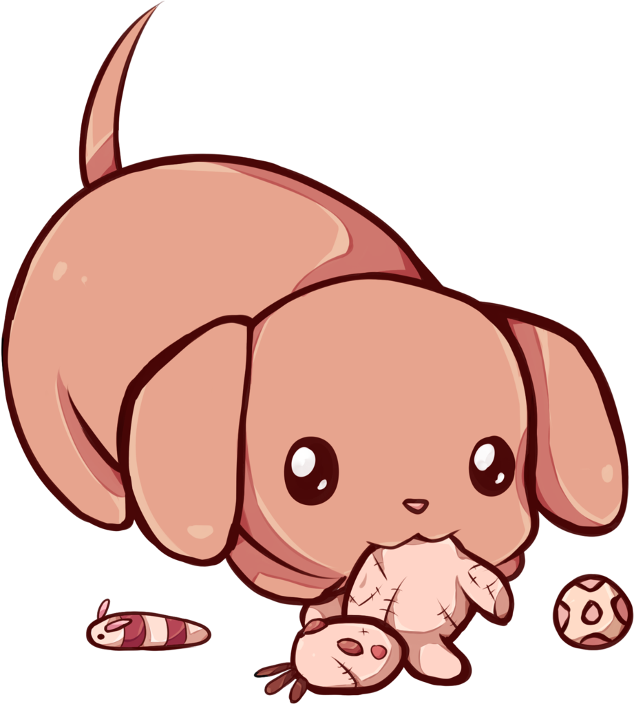Kawaii Dachshund By Dessineka Kawaii Dachshund By Dessineka - Kawaii Dachshund (1024x1024)
