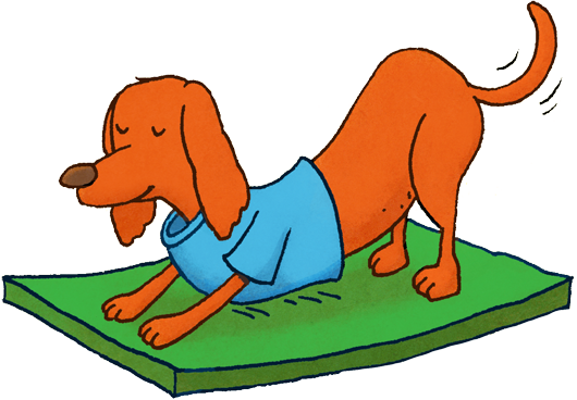 Doggy Yoga - Alpine Dachsbracke (530x368)