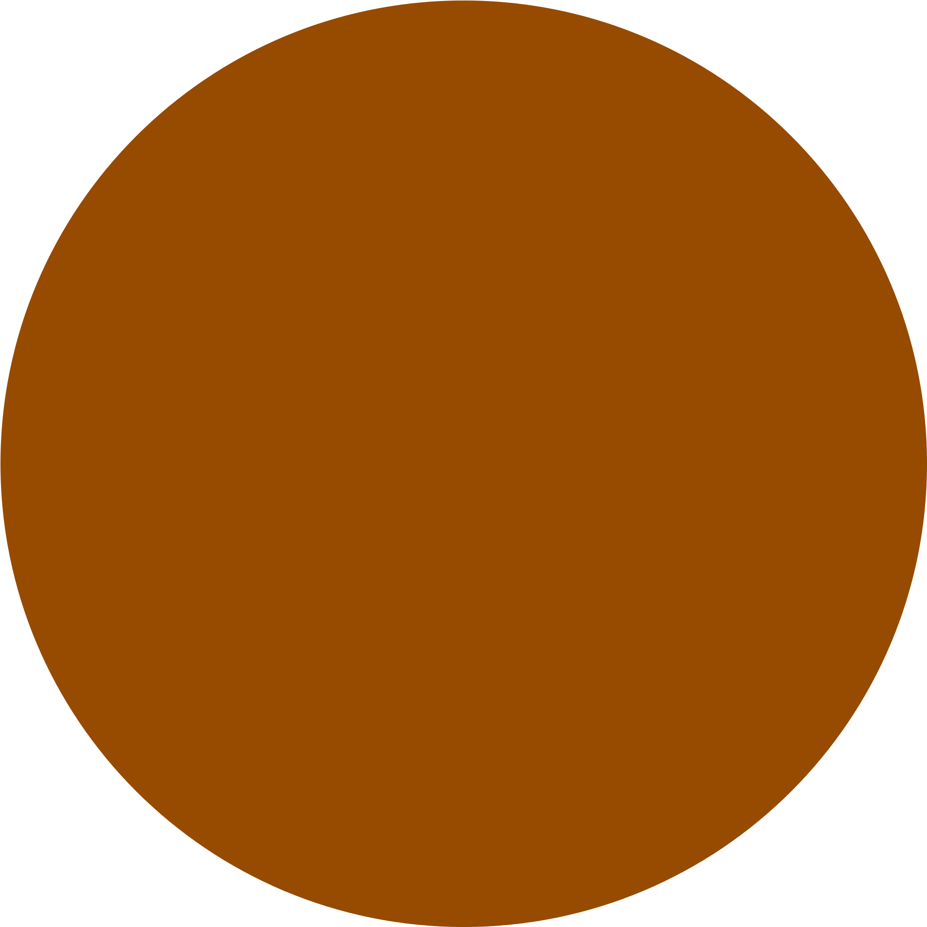 Circle Clipart Light Brown - Portrait Of A Man (2000x2000)