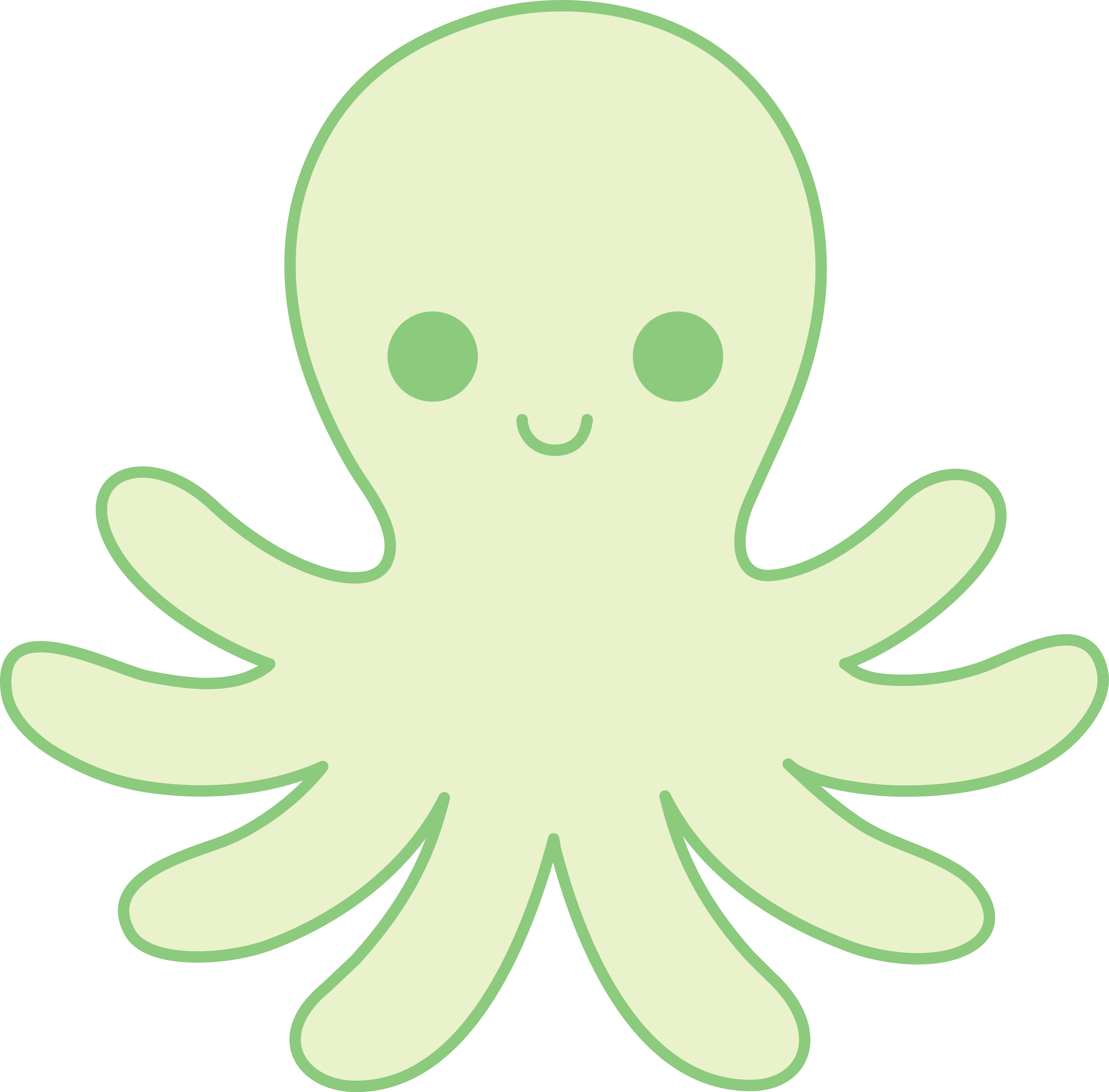 Images For Cartoon Baby Octopus - Baby Octopus Cartoons (5258x5178)