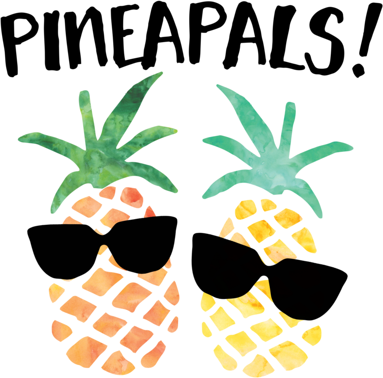 Pin Pineapple Sunglasses Clipart - Pineapple With Sunglasses Transparent (779x800)