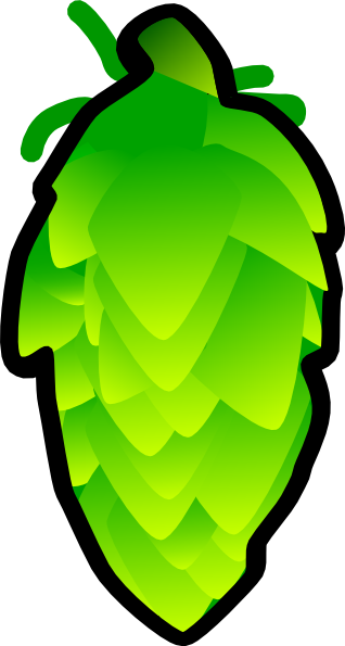 Hop Cone Clipart - Hops Cone Png (318x595)