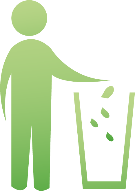 Trash Can Clipart Png Image 02 - Trash Can Logo Png (466x660)